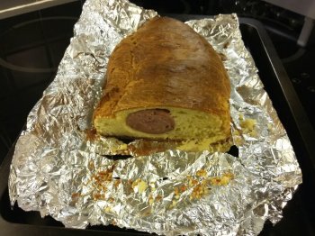 Saucisson en brioche pour machine à pain