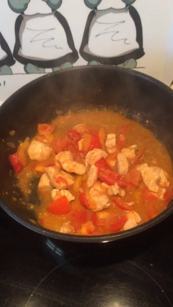 Emincés de poulet à la provencale