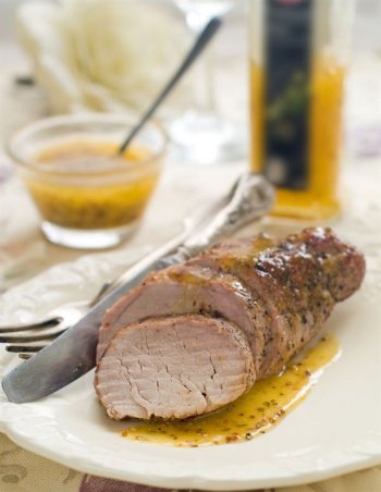 Filet mignon de porc à la moutarde au Thermomix