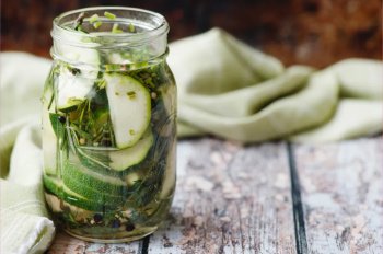 Courgettes à la sauce aigre douce