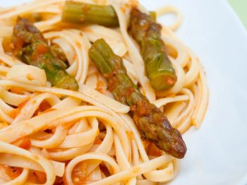 spaghettis aux asperges