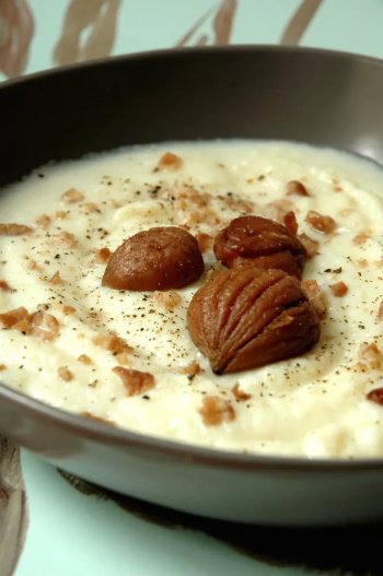 Soupe céleri châtaignes