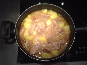 Sauté de porc au miel