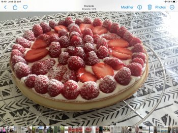 Tarte speculoos framboise