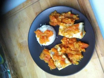 Filets de poisson parfumés au gingembre