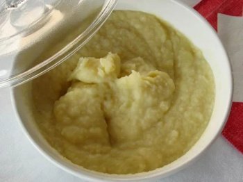 Purée de céleri rave et pommes de terre au lait