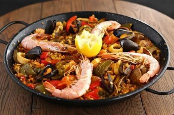 Paëlla traditionnelle façon Valencia