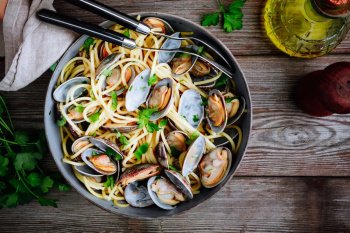 Pâtes aux palourdes au Companion