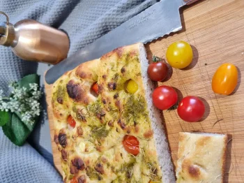 Focaccia au levain