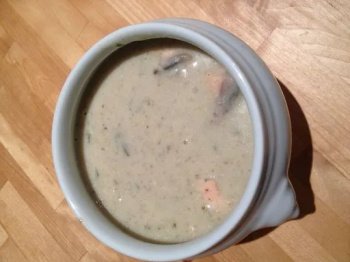 Soupe au saumon ( salmon chowder )