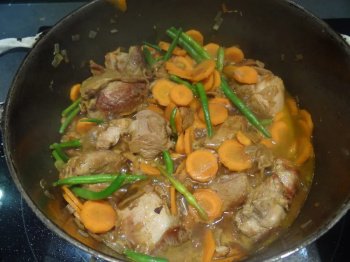 Sauté de dinde aux cèpes