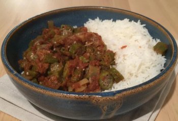 Crevettes aux gombos (Inde)