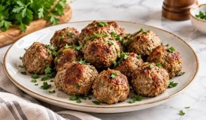 Boulettes de viande hachée à l’Airfryer