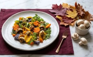 Salade de pâtes aux petits monstres pour Halloween