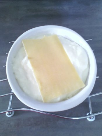 Lasagnes aux saumon et petits légumes