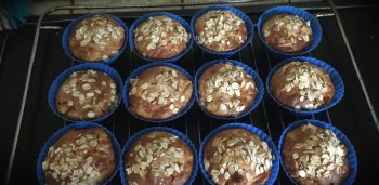 Muffins pomme et abricot