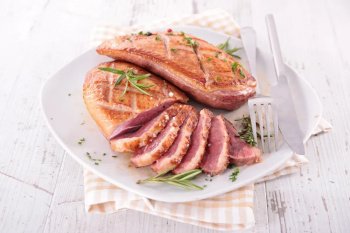 Magrets de canard au miel au Thermomix
