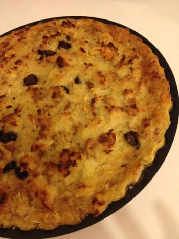 Pudding amandes-chocolat