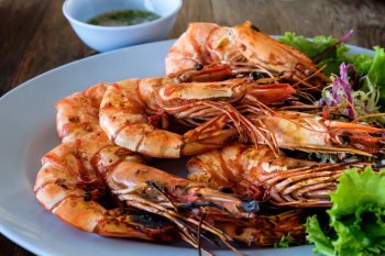 Gambas flambés vite fait (sucré / salé)