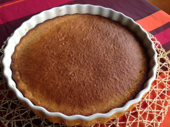 Tarte au chocolat blanc facile