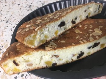Gâteau à l'ananas aux blancs d'oeufs