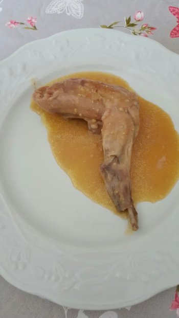 Lapin tout simple à la moutarde