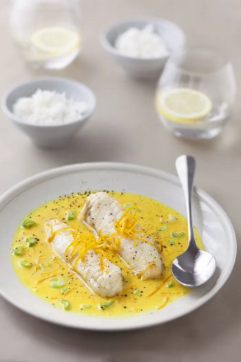 Queue de lotte à l'orange