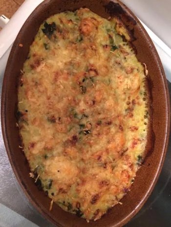 Hachis parmentier à la courgette et au cabillaud