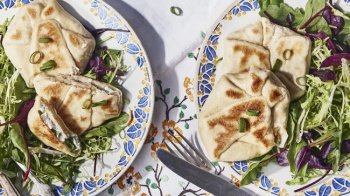 Naans au fromage