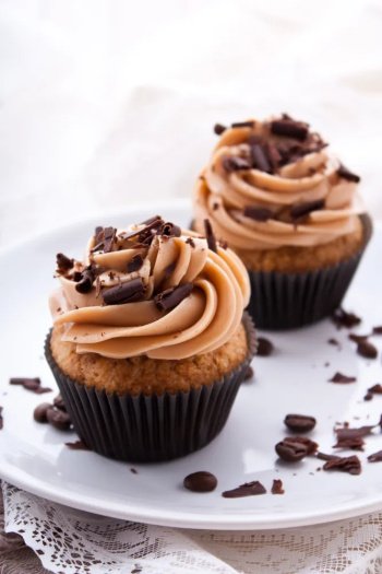 Cupcakes coeur de marron