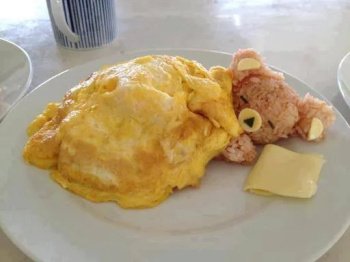 L'omelette tendresse...