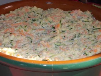 Flan carottes courgettes couscous