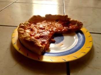 Tarte  aux crevettes et surprises