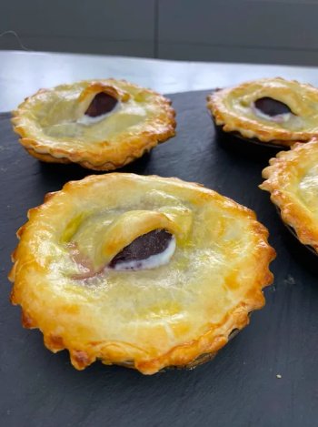 Tarte d'Halloween aux yeux de dragons