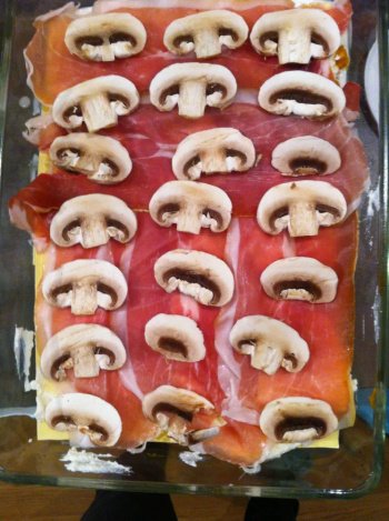 Lasagne d'automne au potiron et champignons