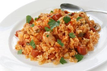 Riz cantonais façon réunionnaise