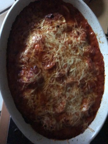 Oeufs durs aux tomates gratinés