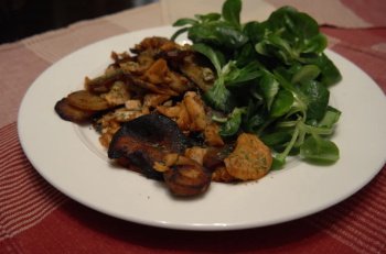 Poêlée de panais au saumon