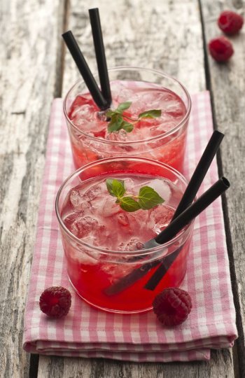 Punch aux framboises