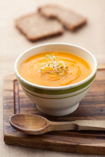 Soupe carotte potiron pomme