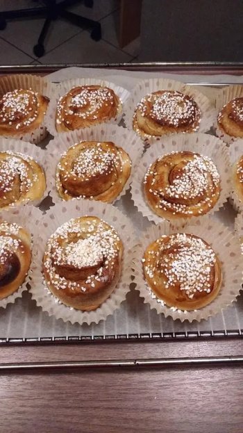 Kanelbulle (viennoiserie suédoise à la cannelle)