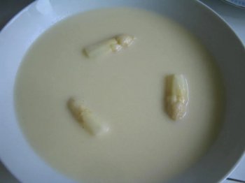Velouté dasperges fraîches