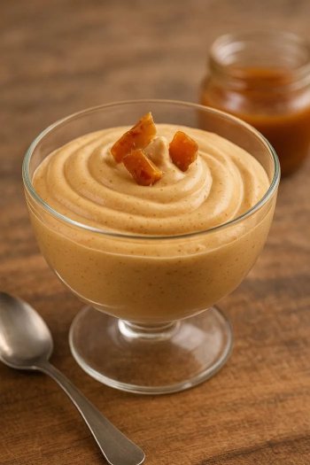 Mousse au caramel maison