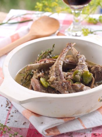 Ragoût de mouton ou d'agneau aux flageolets