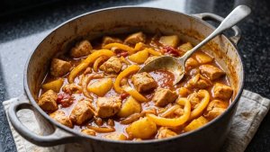 Goulash de Poulet aux Pommes de Terre