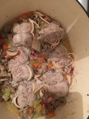 Paupiettes de veau en cocotte