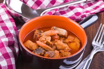 Lotte à l'armoricaine au thermomix