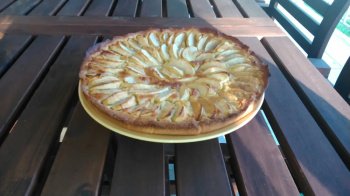Délice de tarte pommes amandes