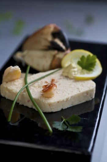 Terrine de crabe et mayonnaise au citron vert