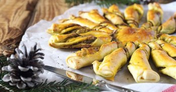 Tarte soleil au pesto rosso